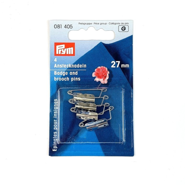 Prym - Badge & Brooch Pins (27mm)