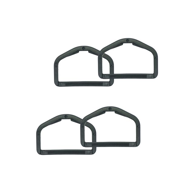 Plastic D-Rings - Black (38mm)