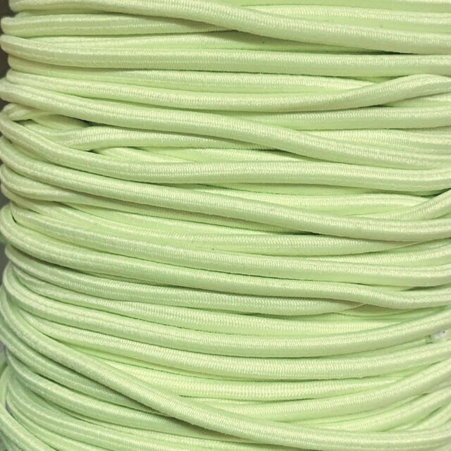 Elastic Round Cord - Pale Green (2.5mm)