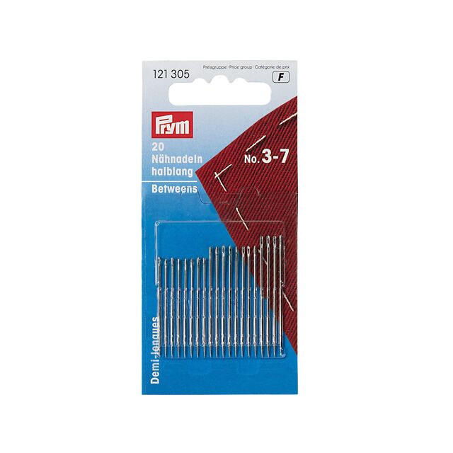 Prym - Hand Sewing Needles - Betweens (No. 3-7)