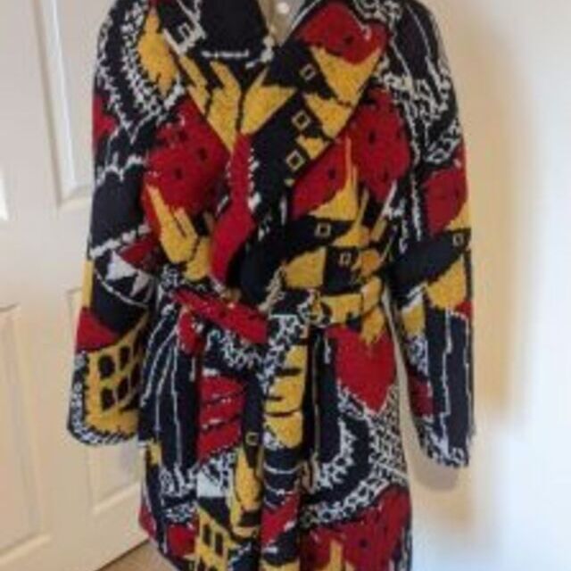 Oslo Coat - using wool fabric called United Colours - from Sally & Pip - Instagram