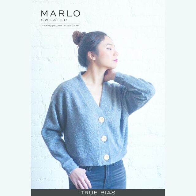 True Bias - Marlo Sweater Sewing Pattern  (Sizes 0-18)