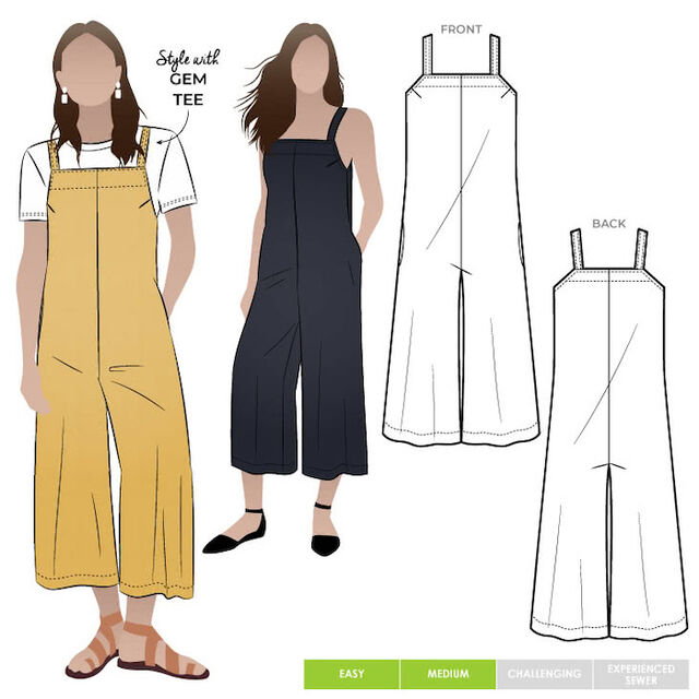 Style Arc - Mildred Jumpsuit Sewing Pattern (UK 4-16)