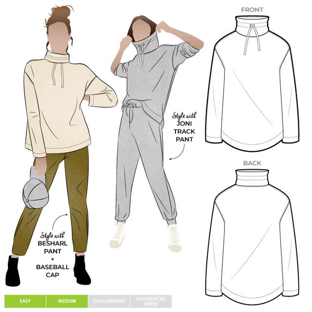 Style Arc - Verity Knit Top Pattern (UK 4-16)