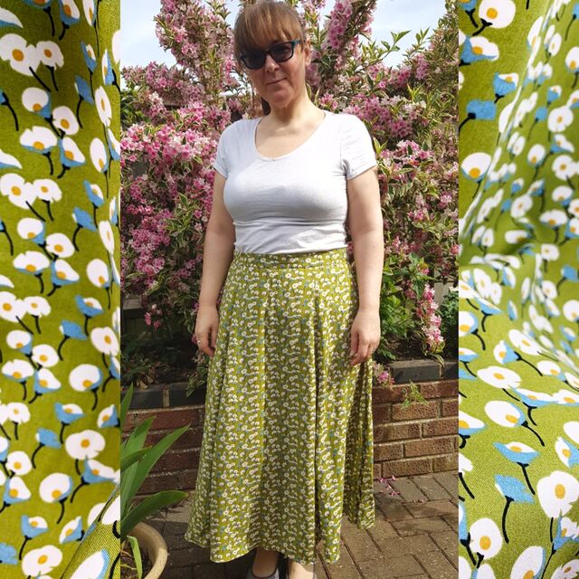 Skirt- using viscose lawn Maya