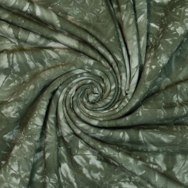 French Terry - Tie Dye - Green