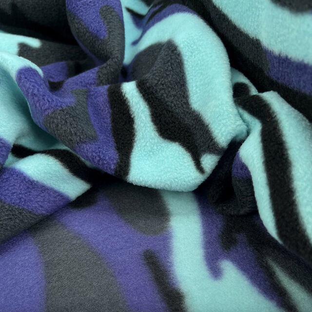 Camouflage Fleece - Blue