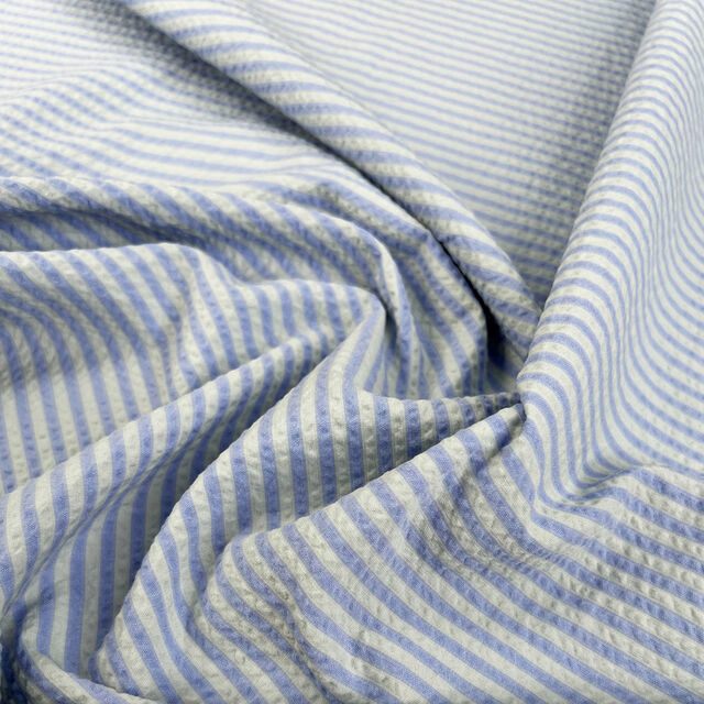 Austrian Seersucker - Mint Stripe