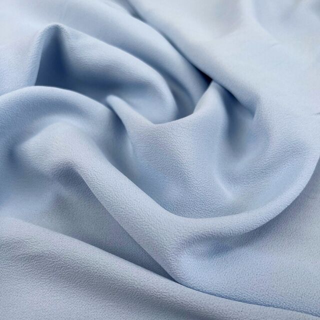 Silk Crepe - Sky