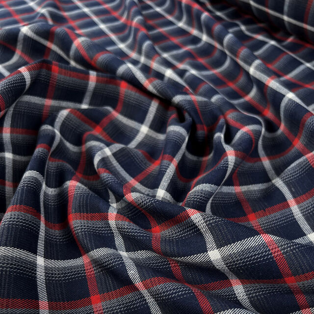 Brushed Plaid - Red