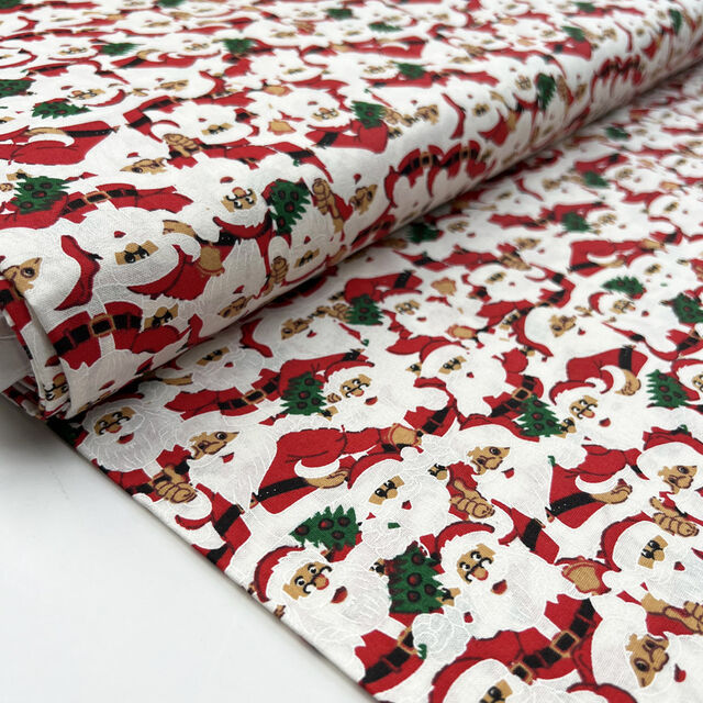 Christmas Cotton - Claus