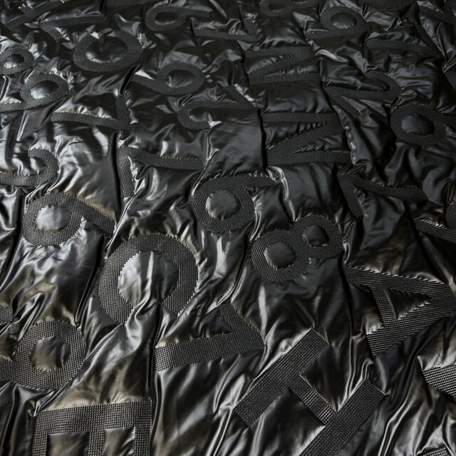 Quilted Alphabet - Black