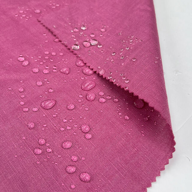 Water Resistant Linen - Pink