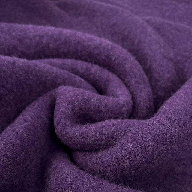100% Wool Fleece - Purple