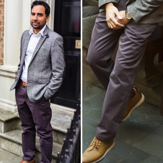 Customer Make by Anastasia - Designer Chino Grey & I See No Stripes Suit - March 2024