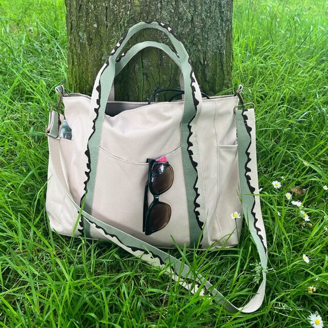 Customer Make by Fiona - Fabric - Cotton Canvas - Cream - June 24