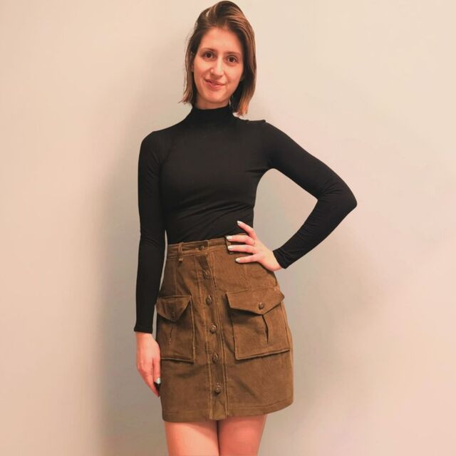 Customer Make by Kate - Corduroy Fabric - True Bias Blair Skirt - February 2024