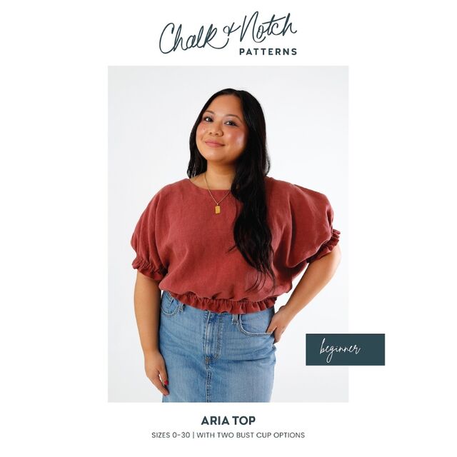 Chalk & Notch - Aria Top Sewing Pattern