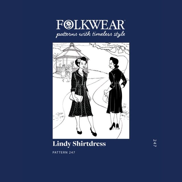 Folkwear - Lindy Shirtdress Pattern (XS-3XL)