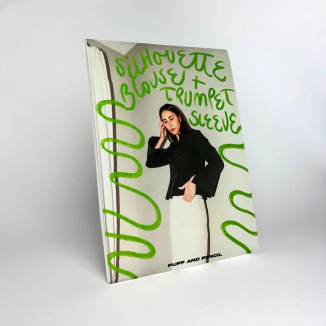 Puff & Pencil - Silhouette Blouse x Trumpet Sleeve Pattern