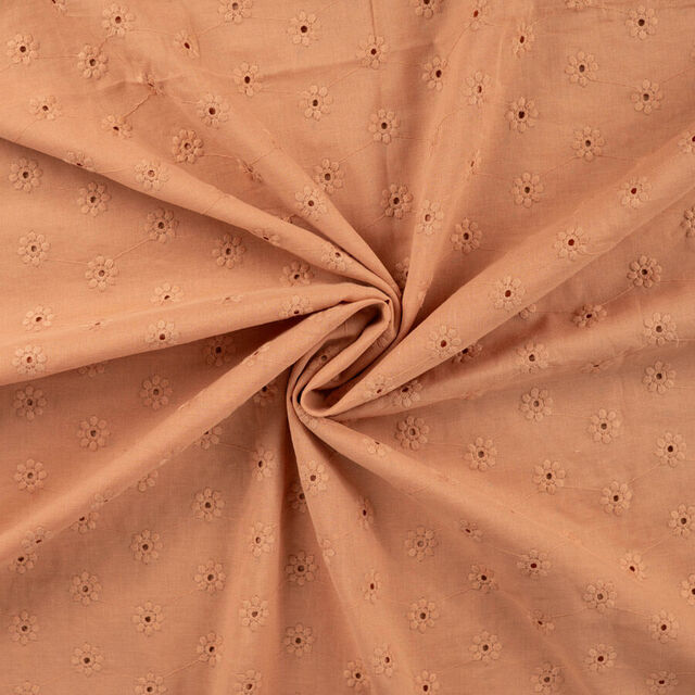 Qjutie - Broderie Anglaise - Dusty Salmon