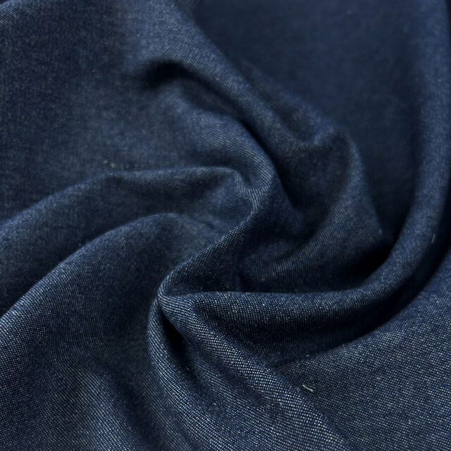 7.5oz Washed Denim - Indigo