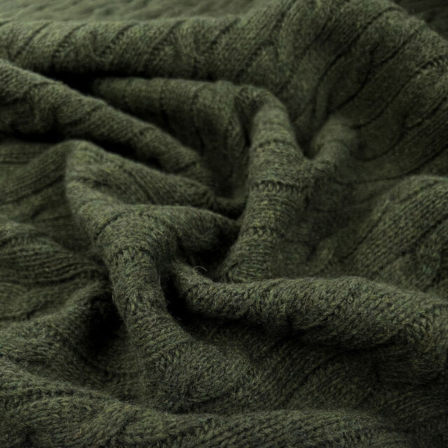 Cable Car - Chunky Wool - Olive Green