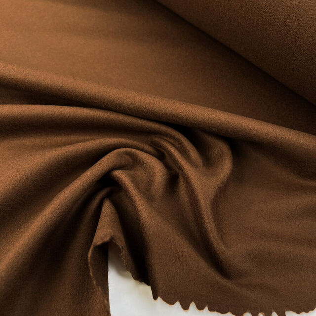 Wool/Cashmere Coating - Russet