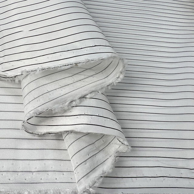 Pinstripe Lining - White