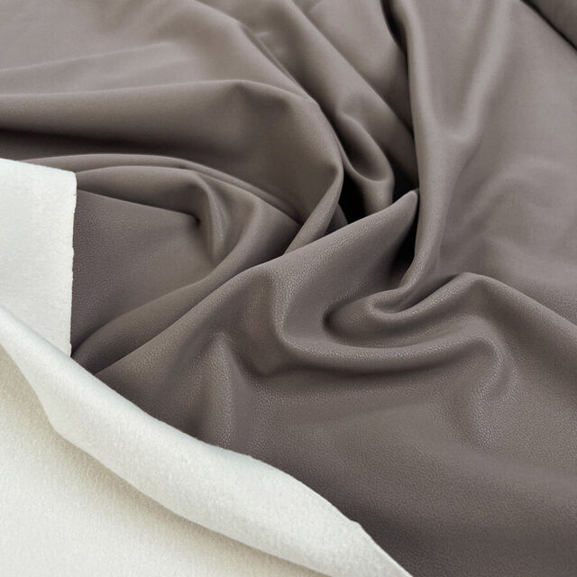 Faux Leather - Shadow Mink
