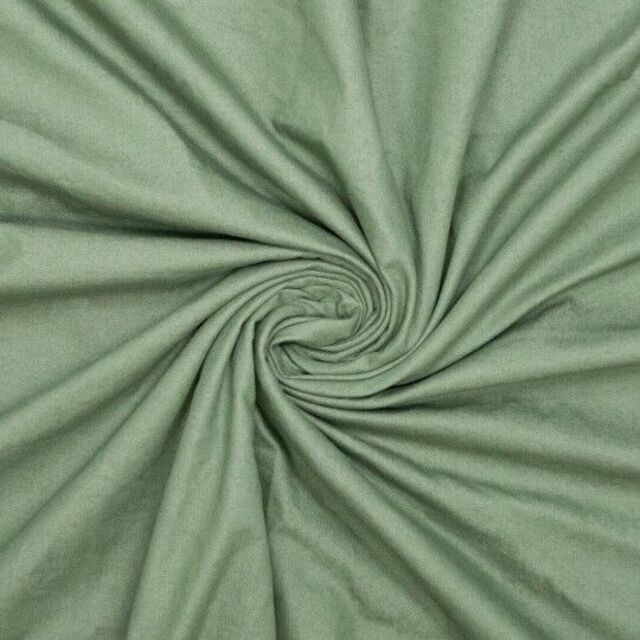 Fibre Mood - 9.5oz Washed Denim - Dark Olive