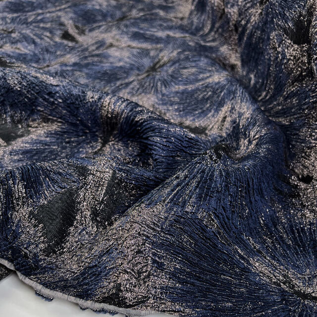 Orchid Brocade - Navy