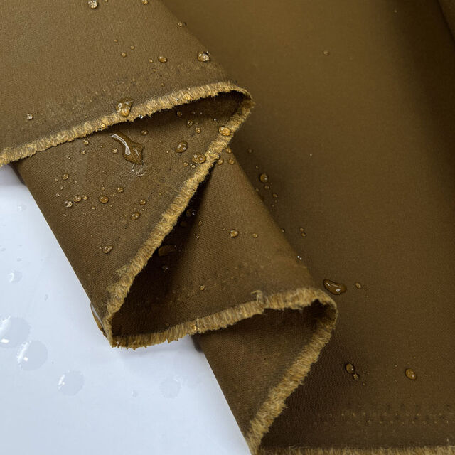 Waxed Cotton Canvas - Light Tan