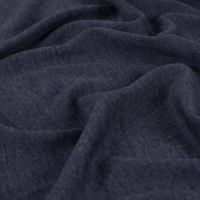 100% Merino Wool Jersey - Navy