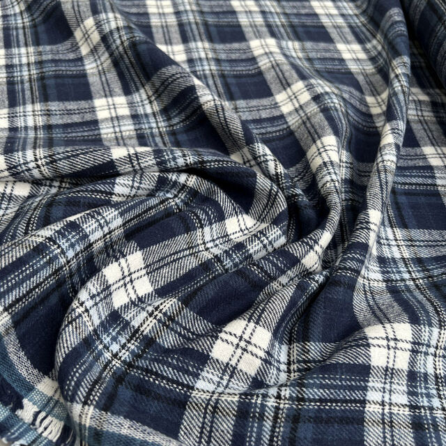 Brushed Cotton Check - Nora