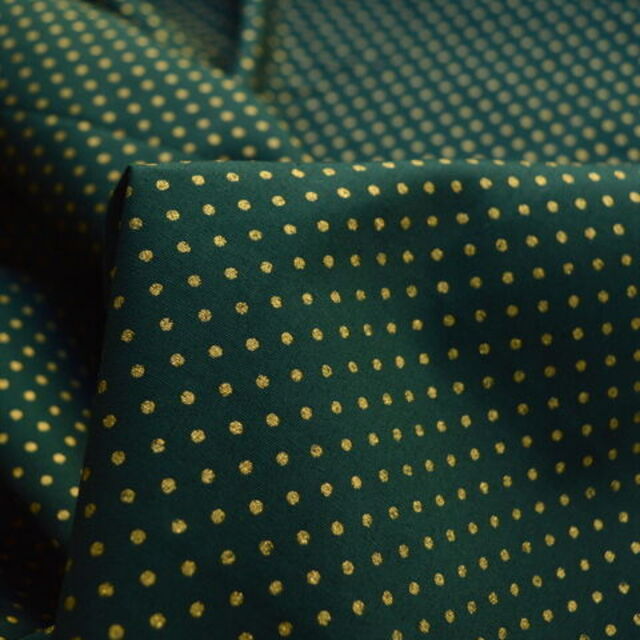 Christmas Cotton - Green Spot