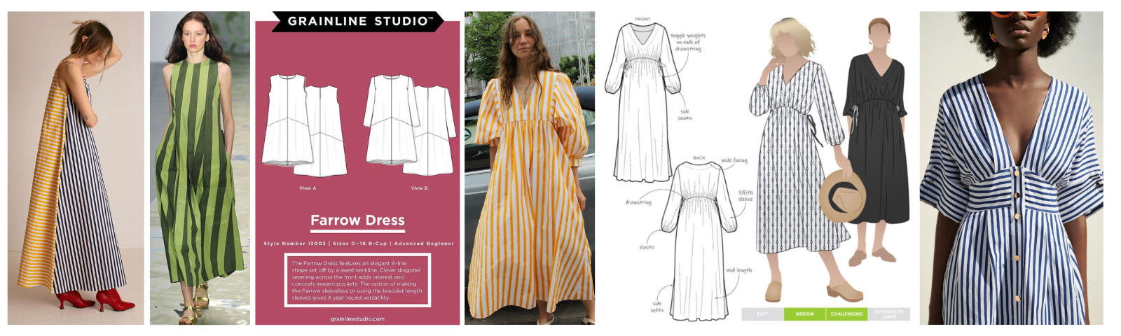 Stripe blog dresses