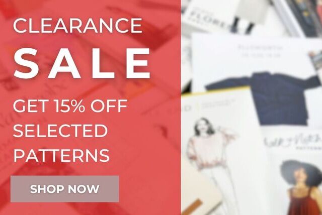 15% Off Pattern Clearance Sale
