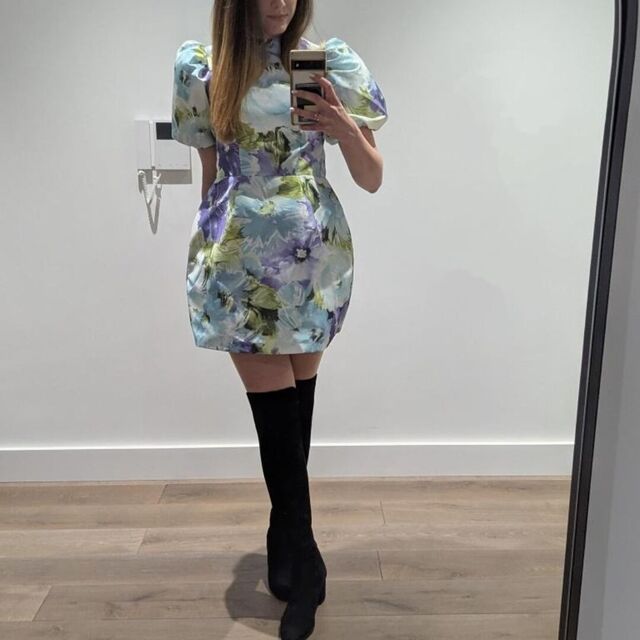 Dress by Paula - Fabric - Taffeta - Lilac Floral - February 25