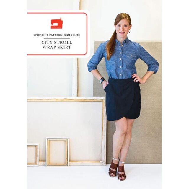 Liesl + Co - City Stroll Wrap Skirt Pattern