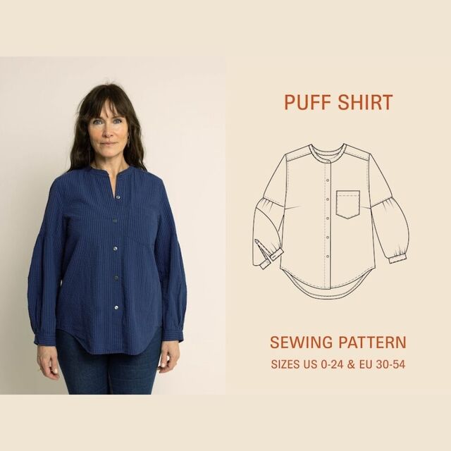 Wardrobe By Me - Puff Shirt Sewing Pattern