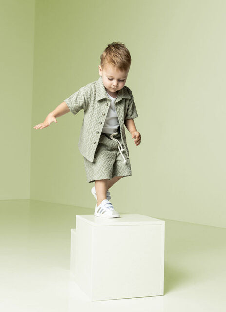 Qjutie - Jacquard Towelling - Khaki