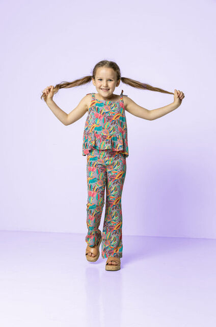 Qjutie - Crinkle Cotton Jersey - Multi