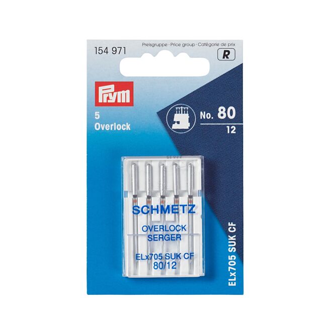 Prym - Overlocker Sewing Machine Needles (No. 80/12)
