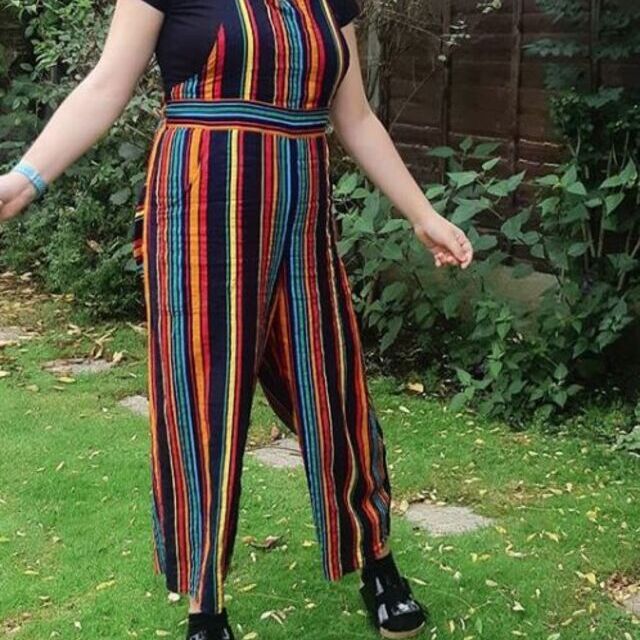 Cotton rayon fabric-stripe