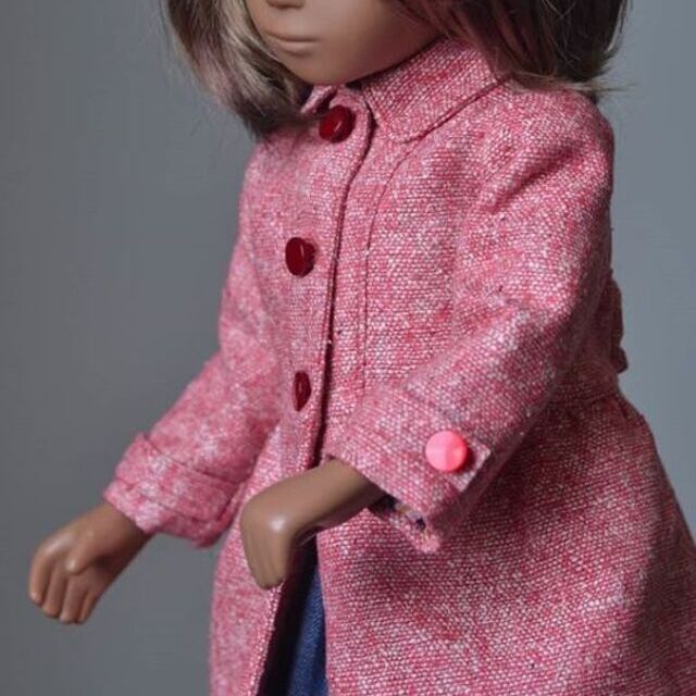 Doll's coat-using wool fabric