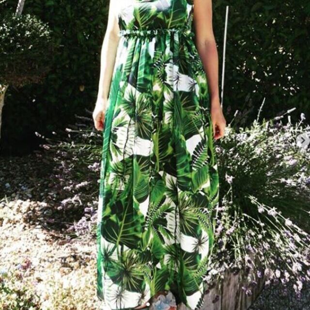 Dress-Using Pink Floral Satin fabrics