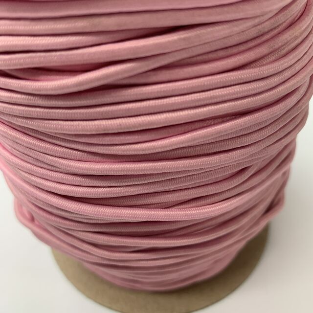 Elastic Round Cord - Pink (2.5mm)