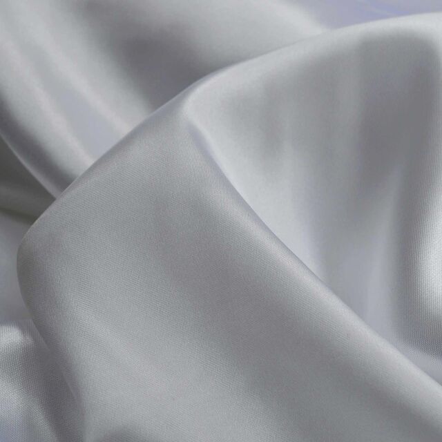 Fancy Dress Satin - White