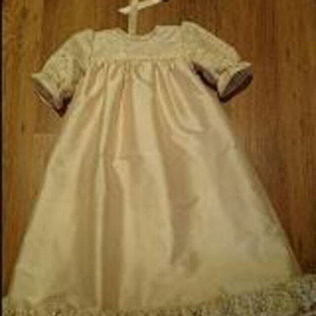Christening Dress -Using Silk Fabrics